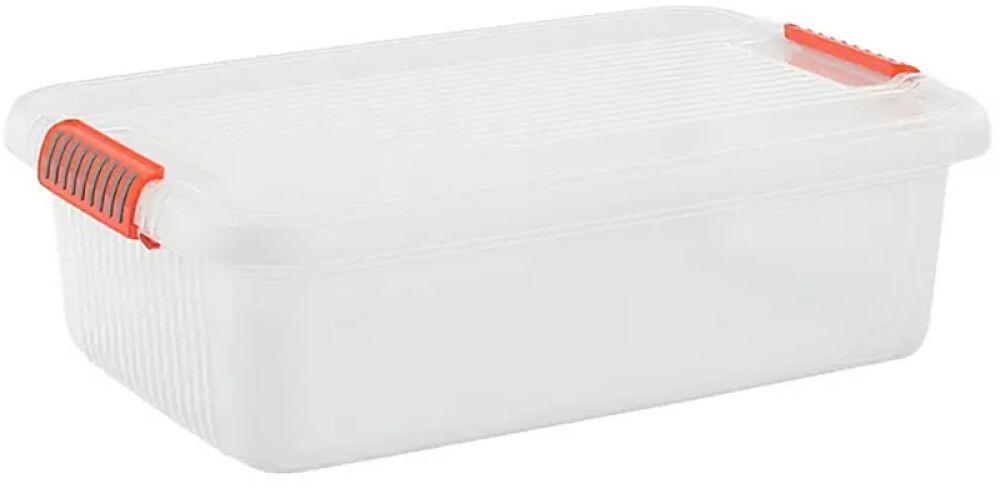 Säilituskast Kis K Latch läbipaistev M 59 x 39 x 18 cm