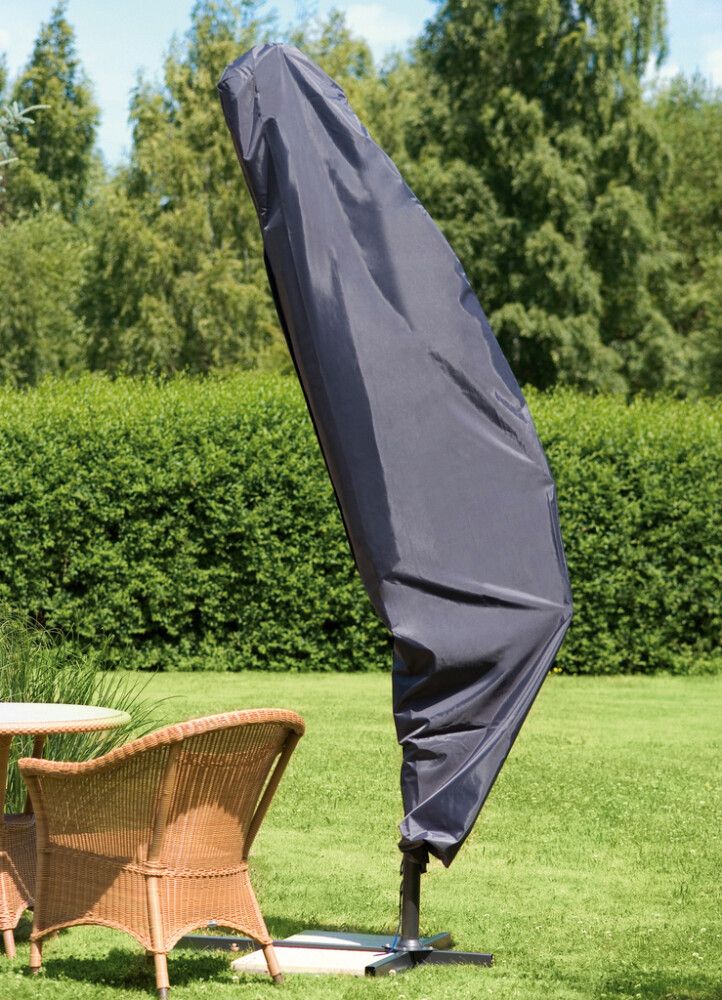 Päikesevarju kaitsekate Ø 200-400 cm, must