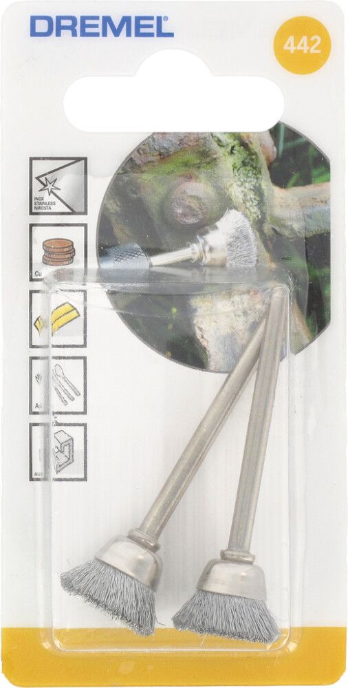 Süsinikterasest hari Dremel 13 mm (442)