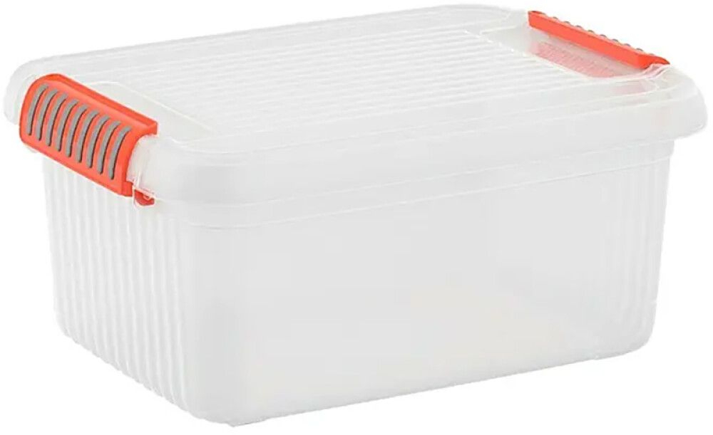 Säilituskast Kis K Latch läbipaistev S 39 x 29 x 18 cm