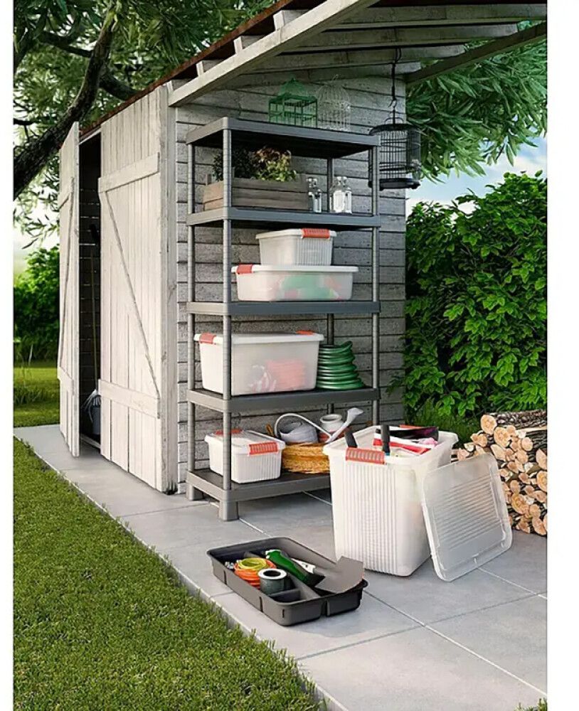 Säilituskast Kis K Latch läbipaistev L 59 x 39 x 28 cm