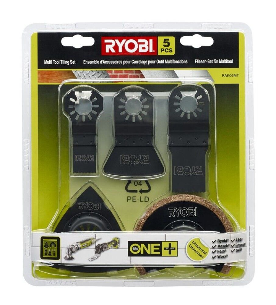 Multitööriista terad Ryobi RAK05MT 5 tk