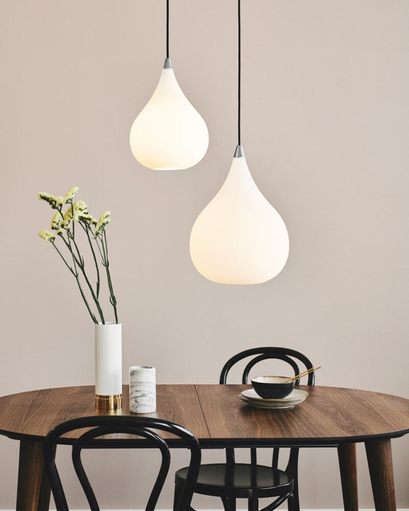 Rippvalgusti Halotech Drops 23 cm, valge