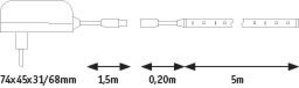 LED- valgusriba Paulmann SimpLED soe valge 5 m