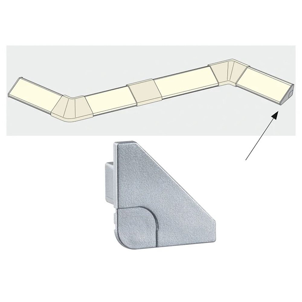 Delta profiili otsatükk 2 tk