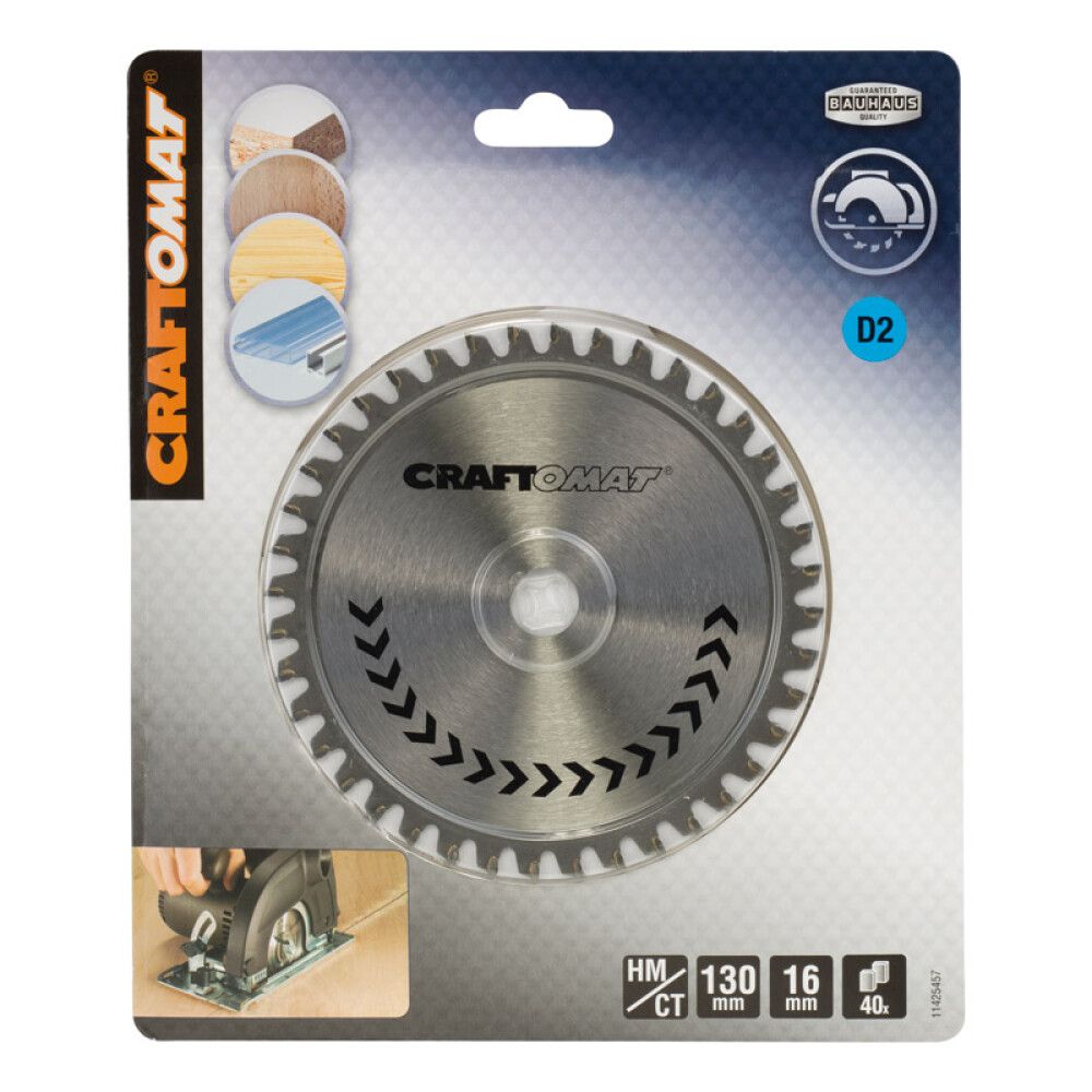 Saeketas Craftomat alu 130 mm