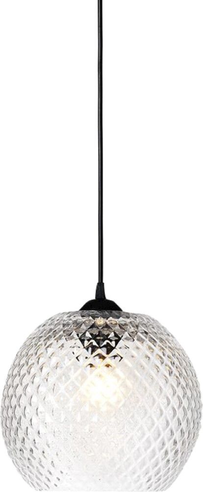 Rippvalgusti Nobb Ball Ø 22 cm, läbipaistev