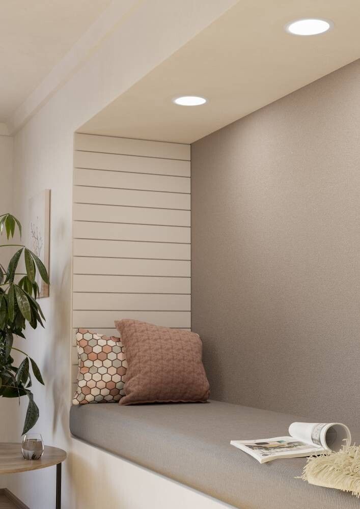 Süvistatav kohtvalgusti Eglo Fueva 5 LED Ø 166 mm, valge, hämardatav