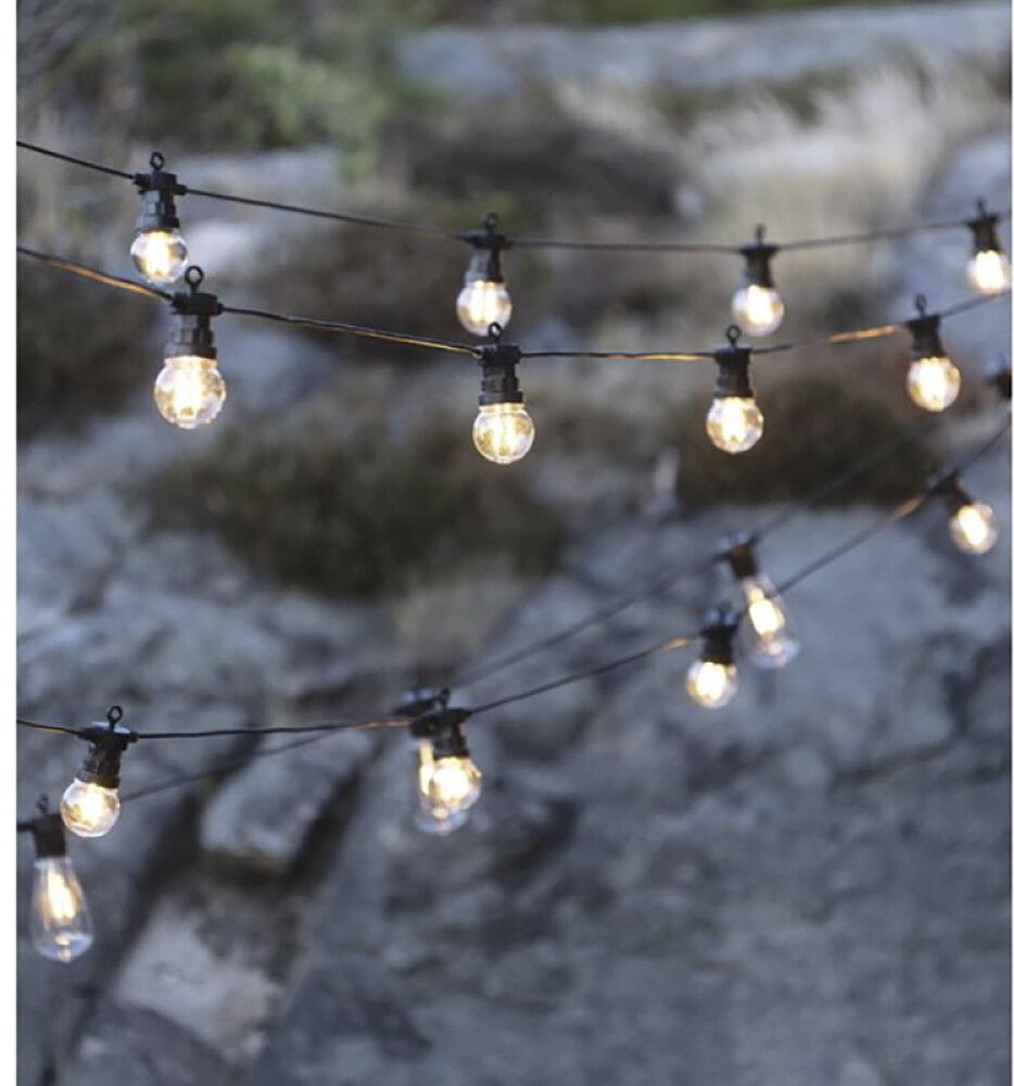 LED-valgussari Markslöjd Garden24 Party G45, 10-osaline