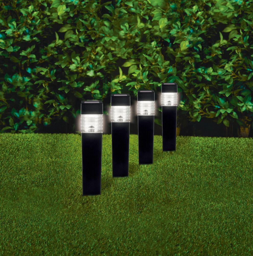 LED-solarvalgustid Bauhaus Piazza 4 tk