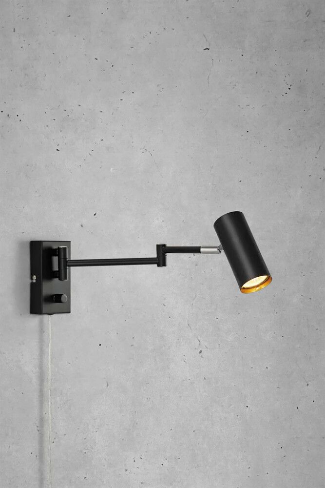 Seinavalgusti Markslöjd Torino must