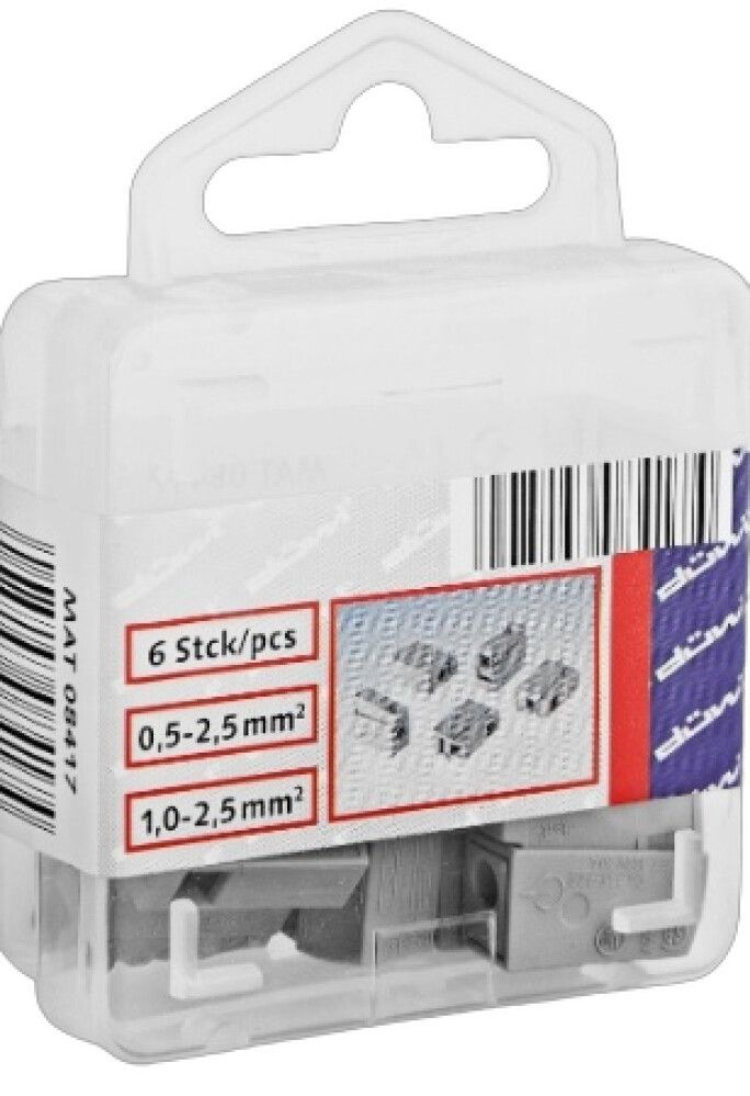 Ühendusklemmid REV Ritter valgustitele, 0,5–2,5 mm²- 6 tk