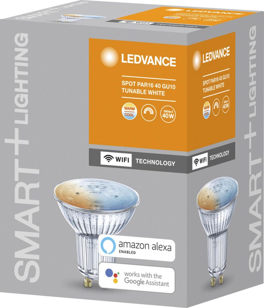 LED-lamp Ledvance SMART+ WIFI Spot Tunable White 50 45 ° 4,9 W/2700-6500 K GU10