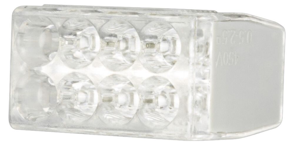 Pistikuklemm REV Ritter, 0,5–2,5 mm² – 8 ühendust, 5 tk