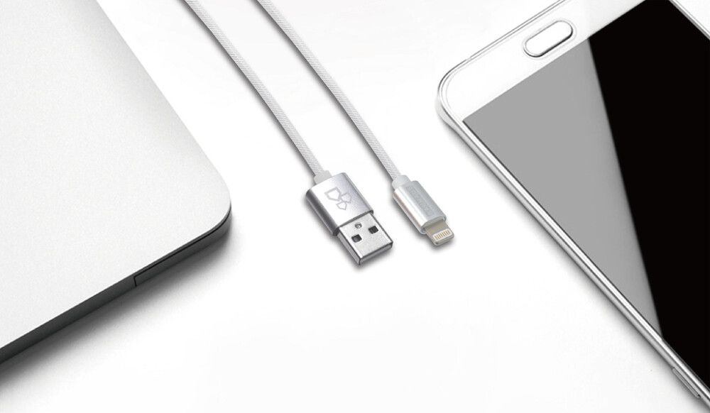 USB-A laadimisjuhe Apple Lightning Bauhaus 3 m