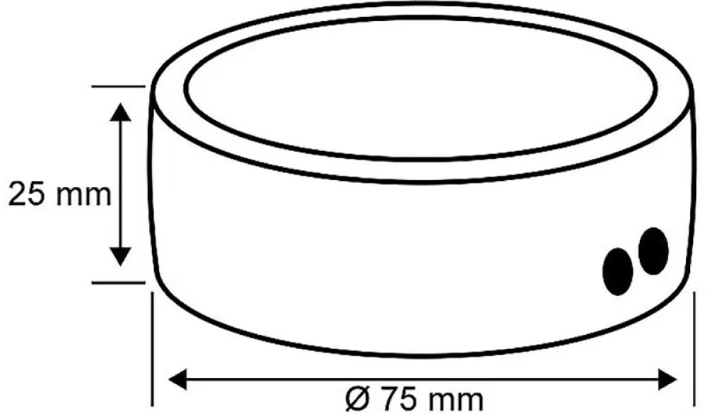 Trafo  Paulmann VDE Disc Elektrooniline 35-105W 230/12V 105VA valge
