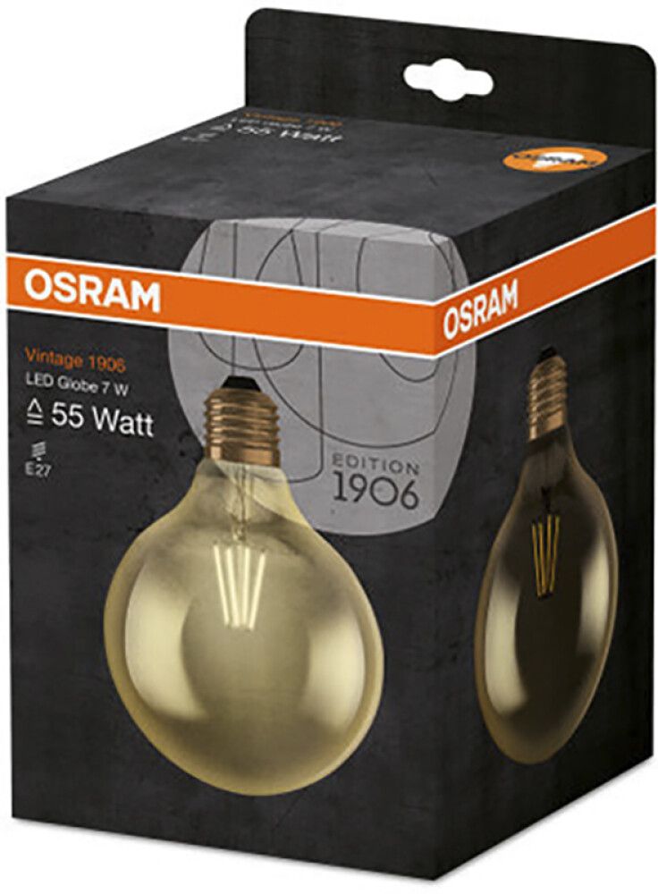 LED-lamp Osram Vintage 1906 Globe 55 CL 6,5 W/2400 K E27