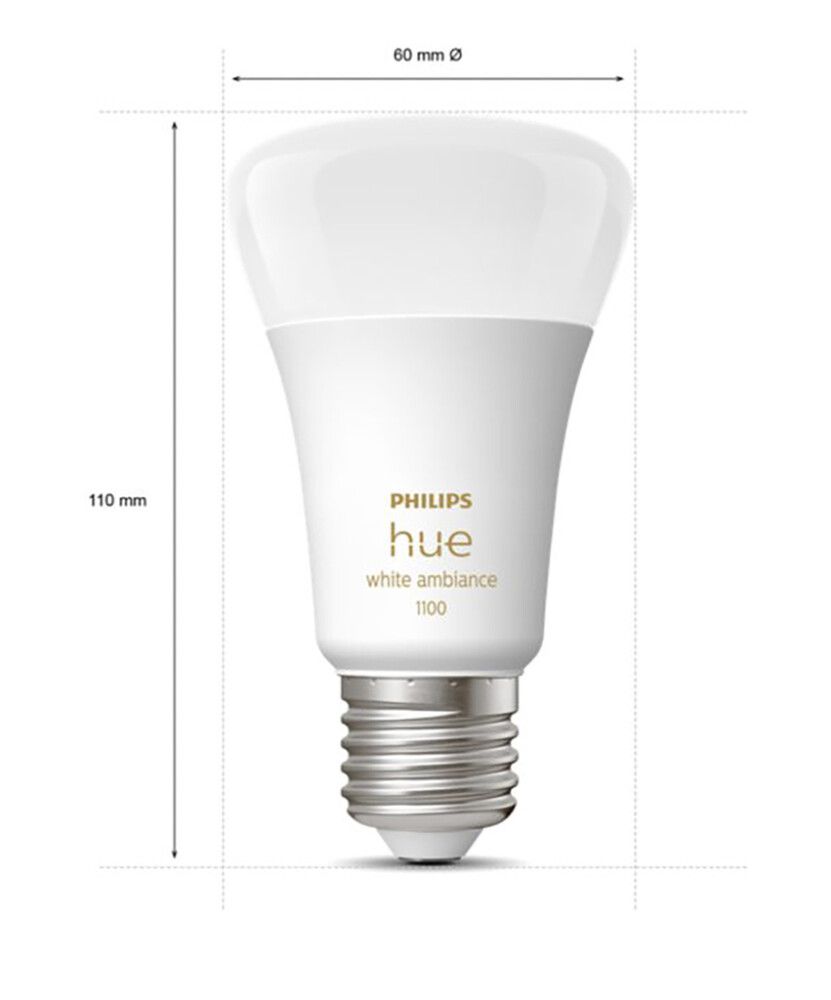 LED-nutilamp Philips Hue White ambiance 11 W E27