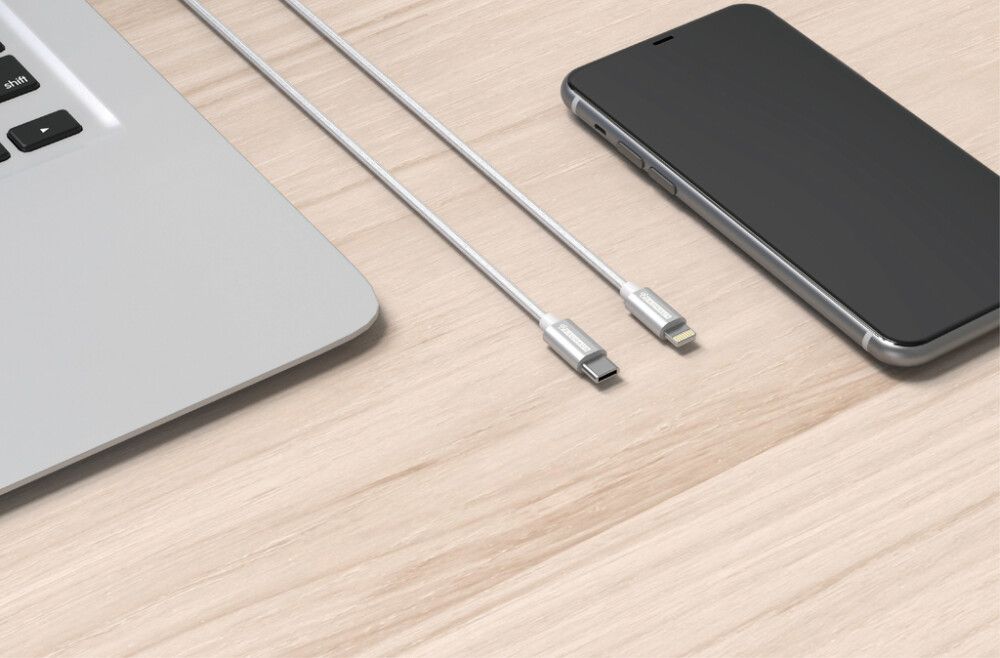 USB-C laadimisjuhe Apple Lightning Bauhaus 1 m