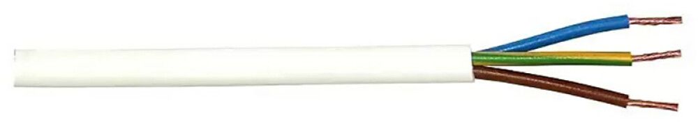 Kummikaabel Kabelexpress H05VV-F3x1,0 mm² valge