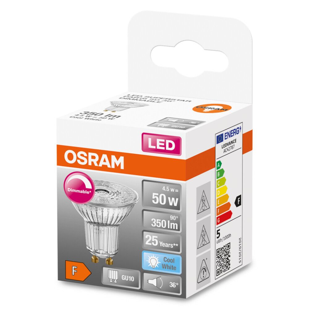 Led- lamp Osram Superstar Par 16 50 36 D