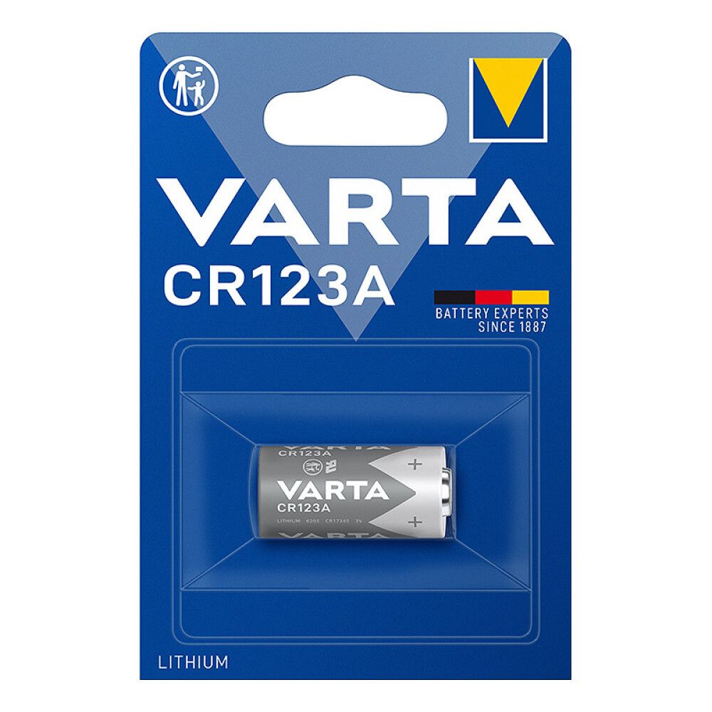 Patarei Varta Professional Lithium CR123A 1430 mAh 3 V