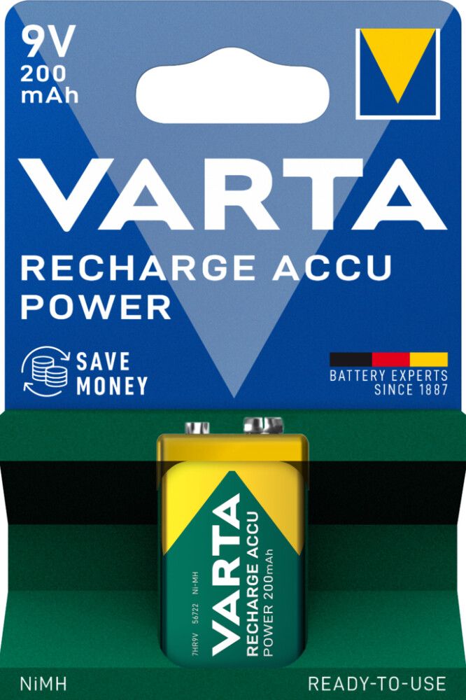 Akupatarei Varta Longlife ACCU Power 9V 200 mAh