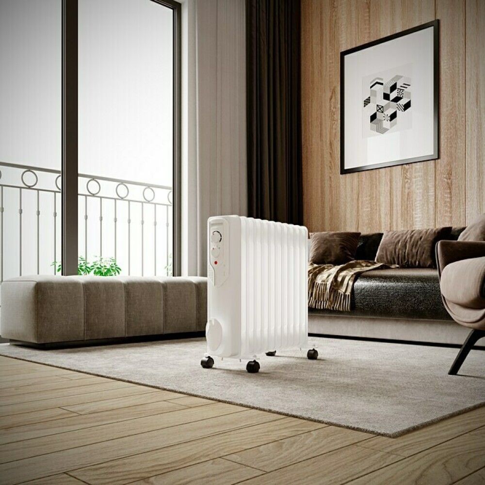 Õliradiaator Voltomat HEATING 2500 W, valge