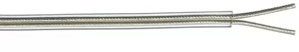 Paigalduskaabel Kabelexpress FLEX-TR2x0,75 läbipaistev 3 m