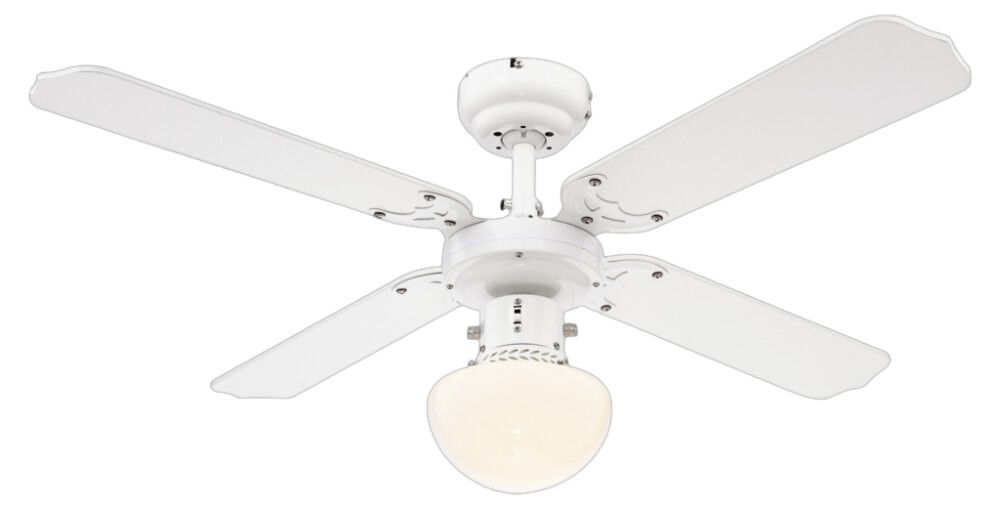 Valgusti ventilaatoriga Proklima Bungonia valge