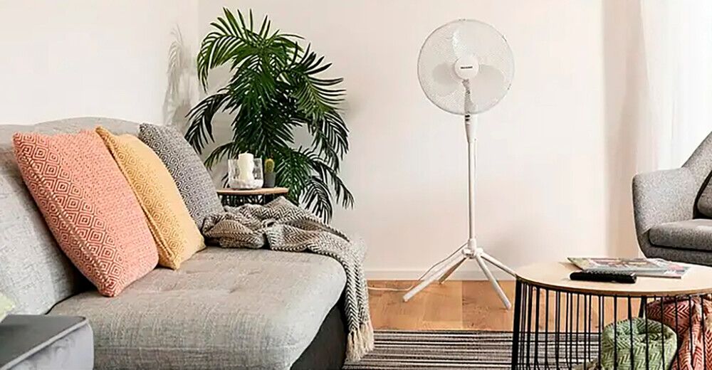 Põrandaventilaator Proklima valge