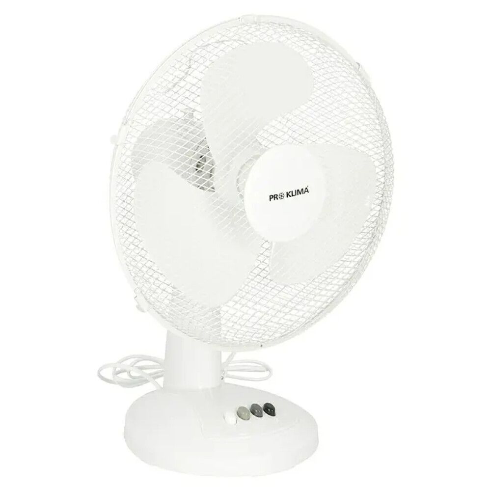 Lauaventilaator Proklima Ø 30 cm valge