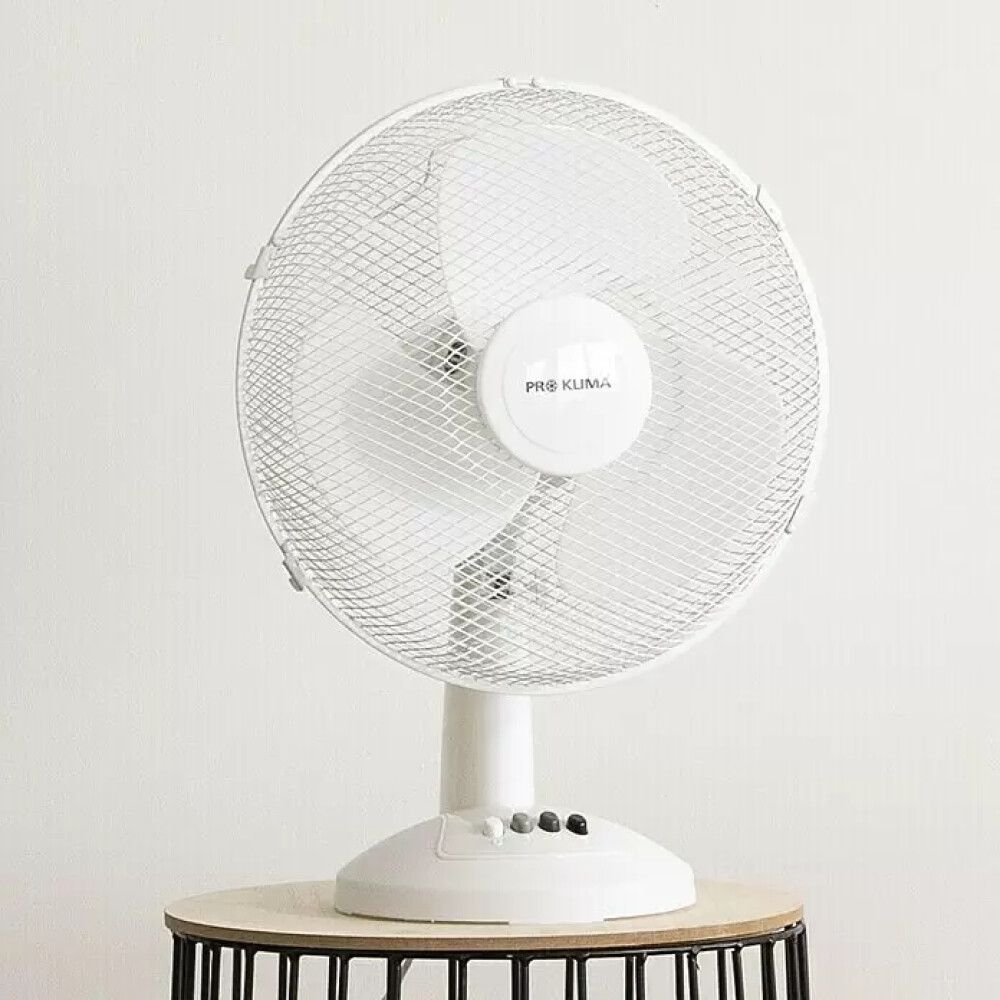 Lauaventilaator Proklima Ø 30 cm valge