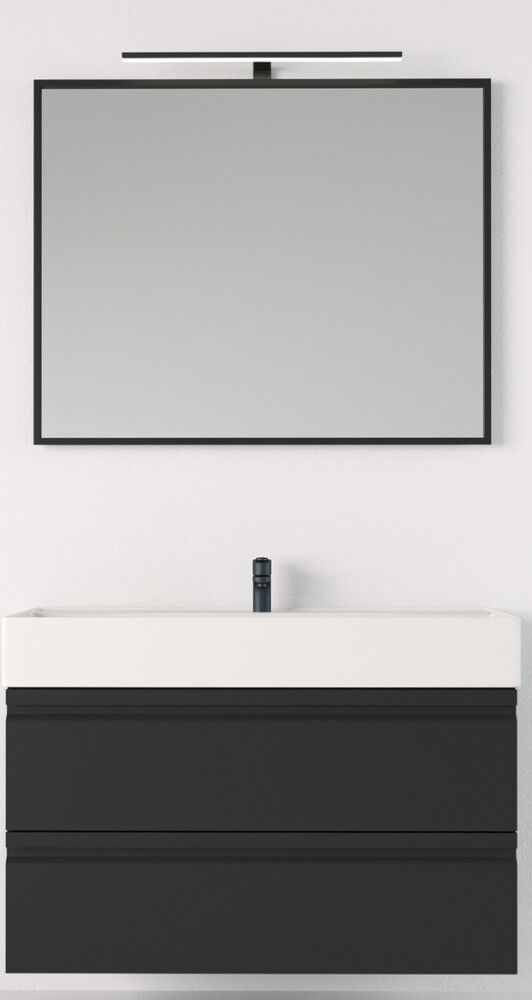 Peegel Camargue Skärgård must 100 x 80 cm