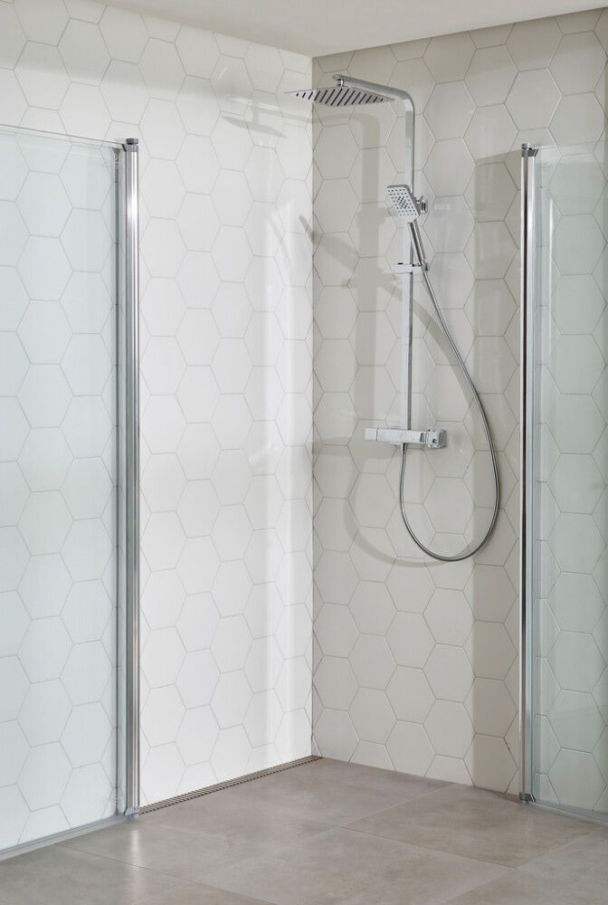 Dušikomplekt termostaatsegistiga Camargue Samsø Nexø 150 mm kroom