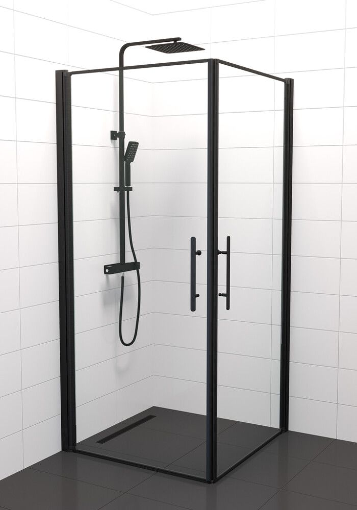 Dušiseina ülaprofiilid Camargue Skärgård must 2 tk