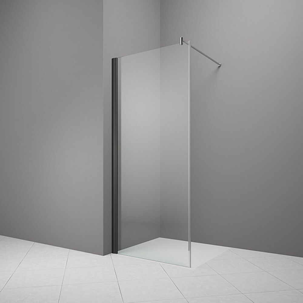 Dušisein fikseeritud Camargue Vario must 100 cm