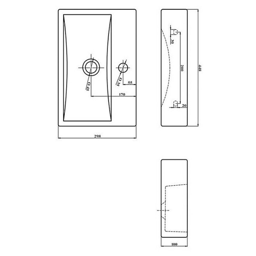 Disainvalamu Camargue Fuerteventura 44,8 x 29,8 cm