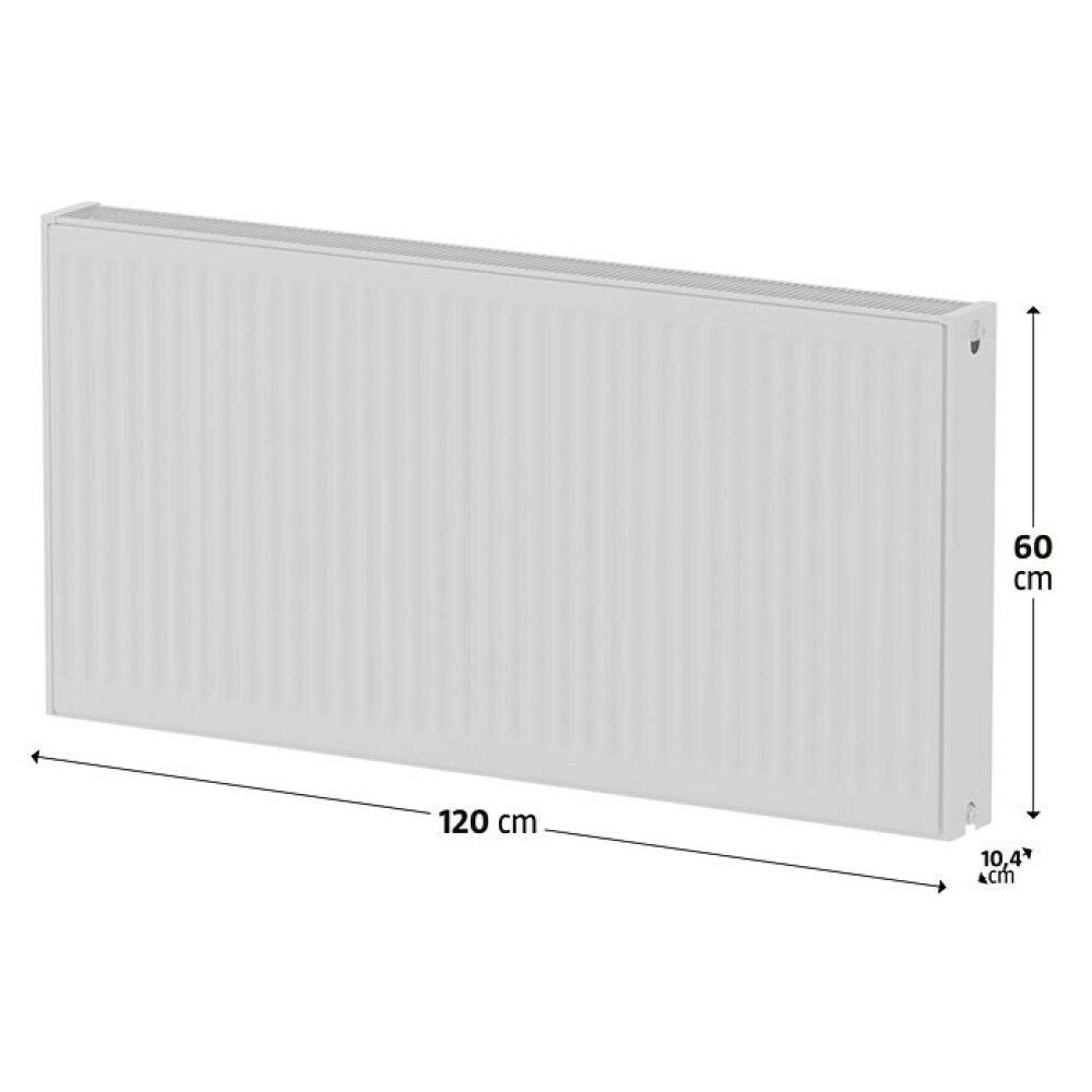 Paneelradiaator Bauhaus DK-22, 600 x 1200 mm 1850 W