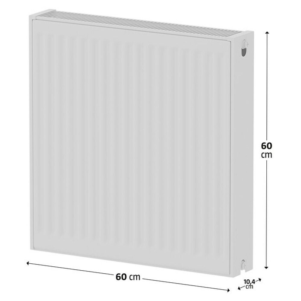 Paneelradiaator Bauhaus DK-22, 600 x 600 mm 1085 W