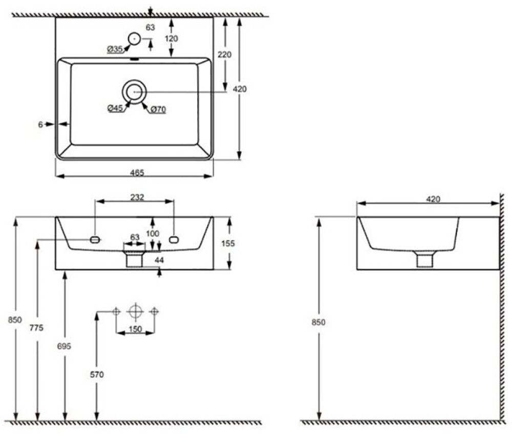 Valamu Camargue Miami Twice 46,5 cm