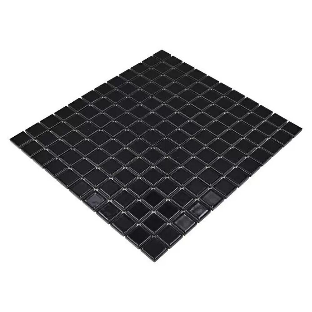 Mosaiik Square must läikiv 30 x 30 cm