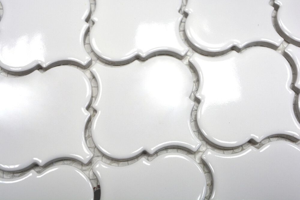 Mosaiik Florentine 29,3 x 24,5 cm Valge Läikiv