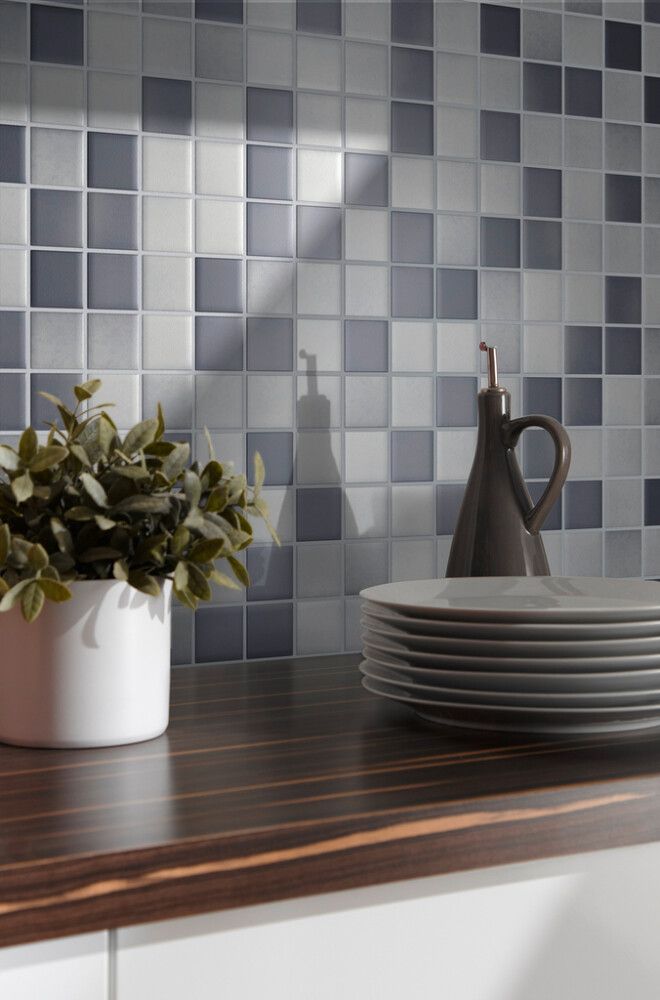 Mosaiik Quadrat Mix hall 30,6 x 30,6 cm