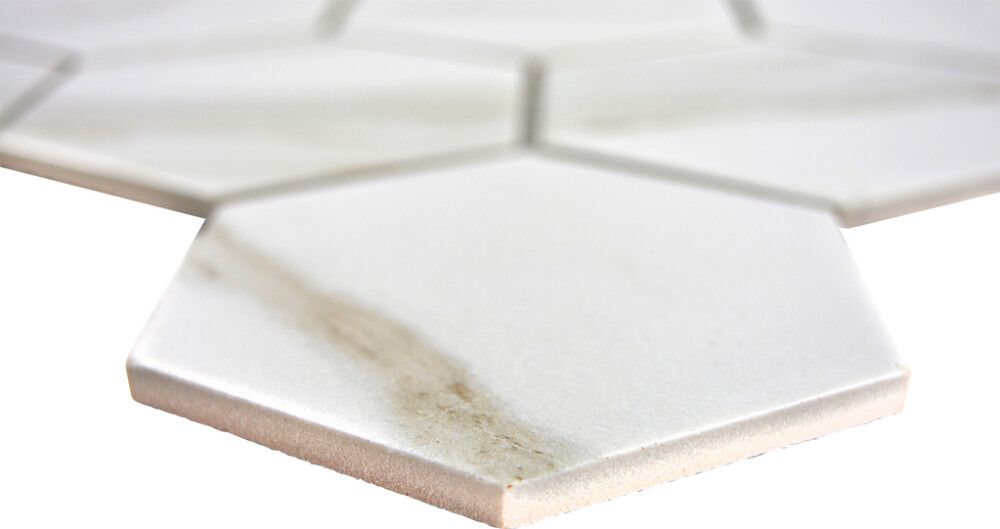Mosaiik Fliesen Hexagon Calacatta