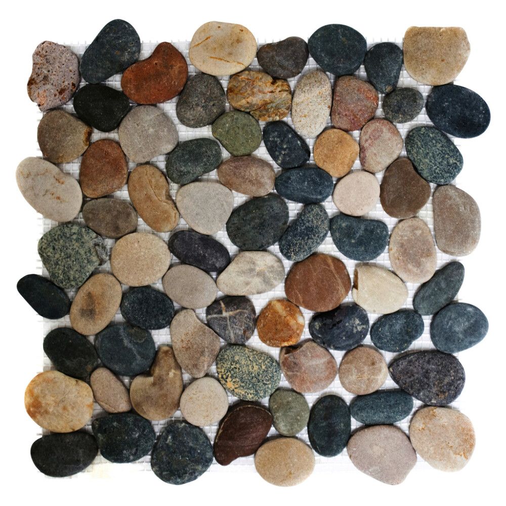 Looduskivimosaiik Pebble Flat 30 x 30 cm