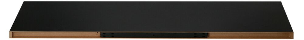 Seinariiul Regalux XL4 must 118 x 24 x 3,8 cm