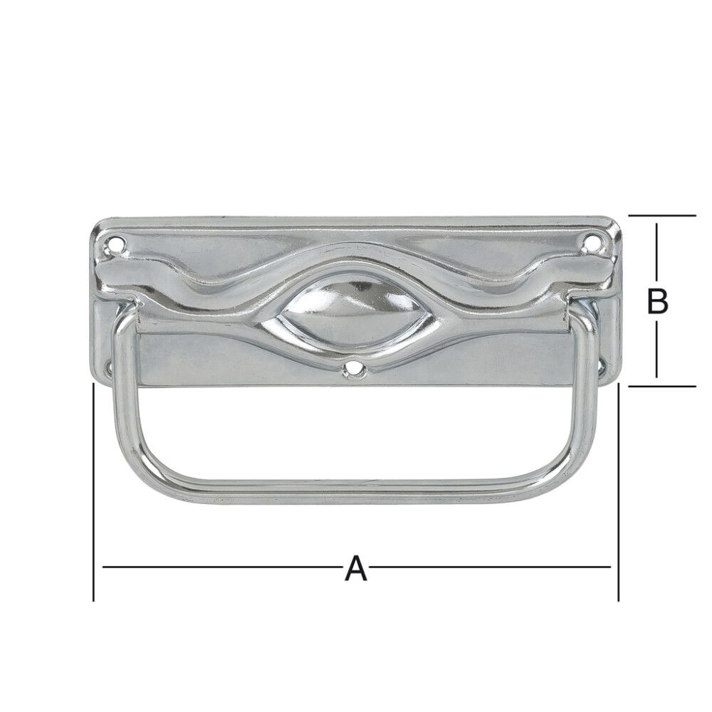 Kasti kandekäepide 100 x 35 mm