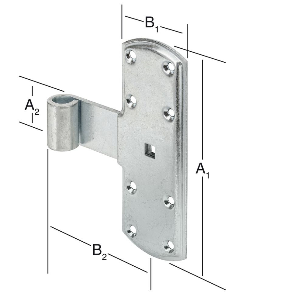 Väravahing 160 x 50 mm ø 13 mm