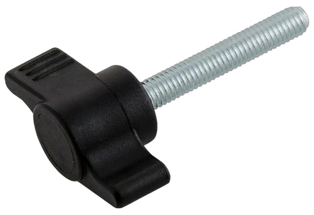 Liblikkruvi Suki must M6 x 18 mm